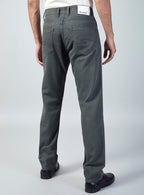 Charcoal Grey Straight Fit Denim Jeans for Men
