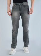 Smart Slim Fit Grey Wash Denim Jean