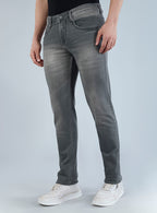 Smart Slim Fit Grey Wash Denim Jean
