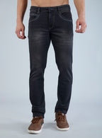 Charcoal Black Denim Wash Jeans