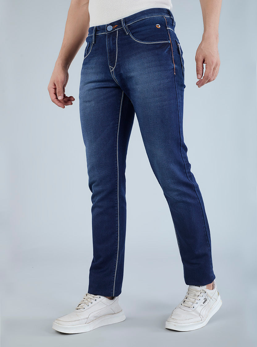 Dark Indigo Denim Wash Jeans