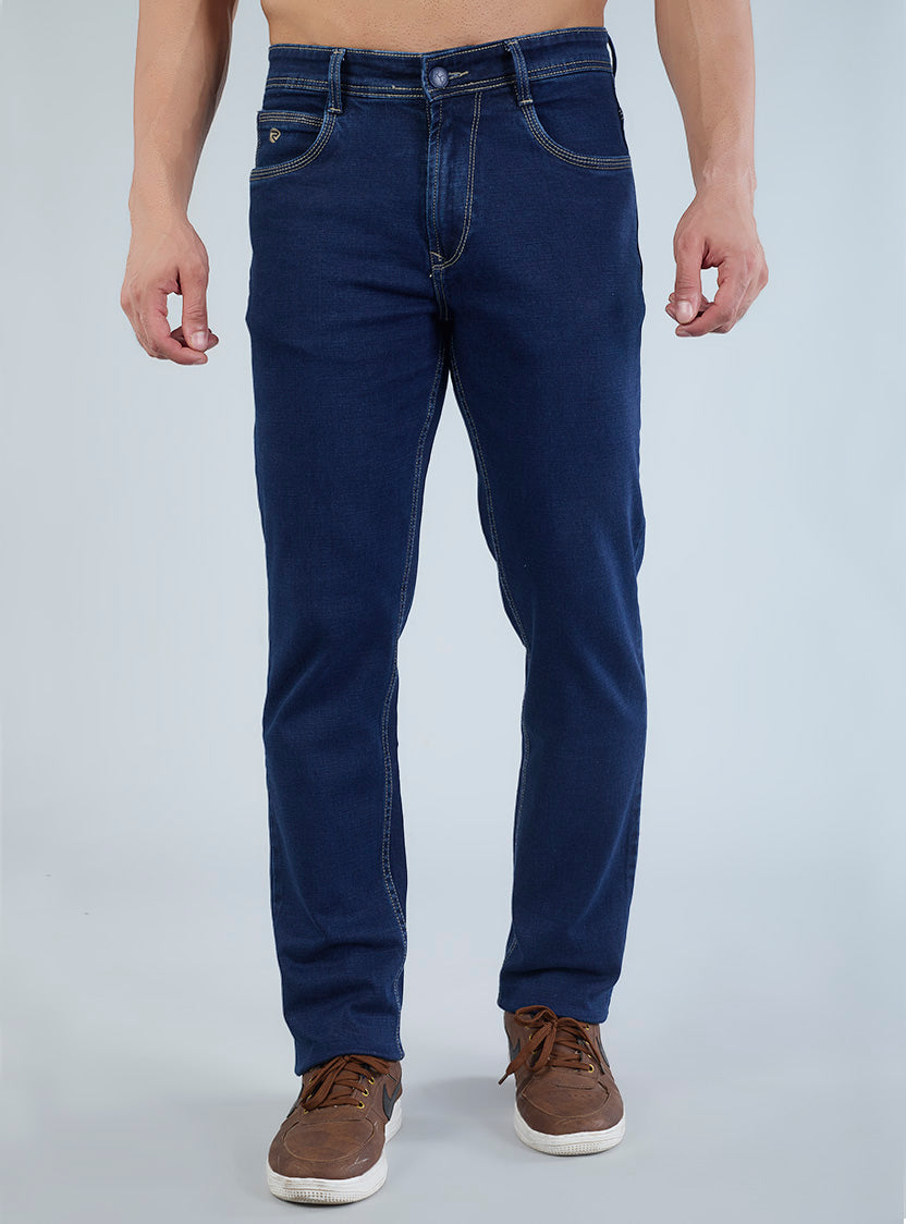 Riogrand Men's Premium Dark Indigo Denim Jeans for Men
