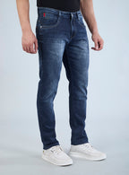 Riogrand Men's Premium Dark Greyish Blue Denim Jeans for Men