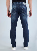 Riogrand Men's Premium Dark Greyish Blue Denim Jeans for Men