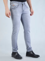 Riogrand Men's Premium Light Grey Denim Jeans for Men