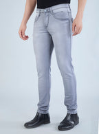 Riogrand Men's Premium Light Grey Denim Jeans for Men