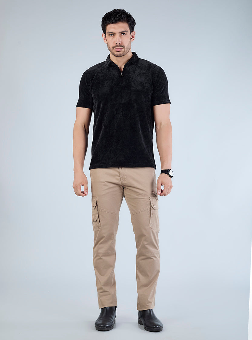 Men's Mid-Rise Cotton Cargo Pants