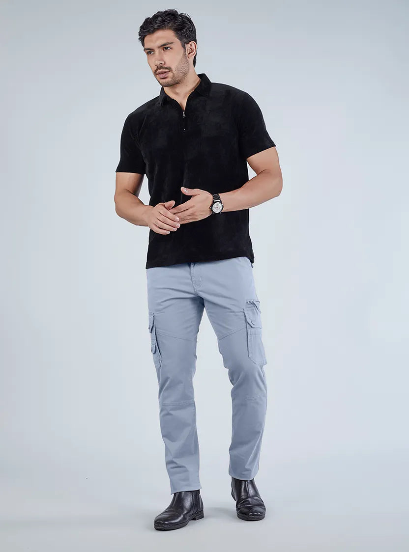 Men's Mid-Rise Cotton Cargo Pants