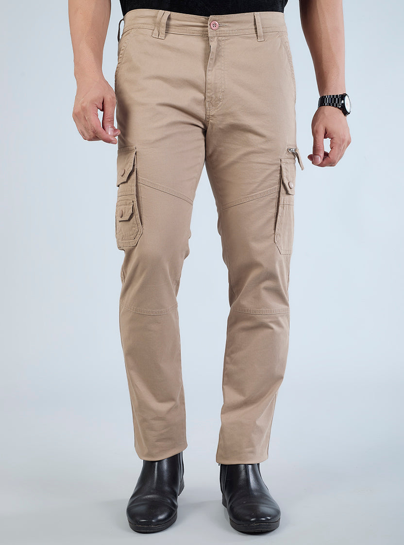 Premium Smart Fit Cotton Cargo Pants for Men
