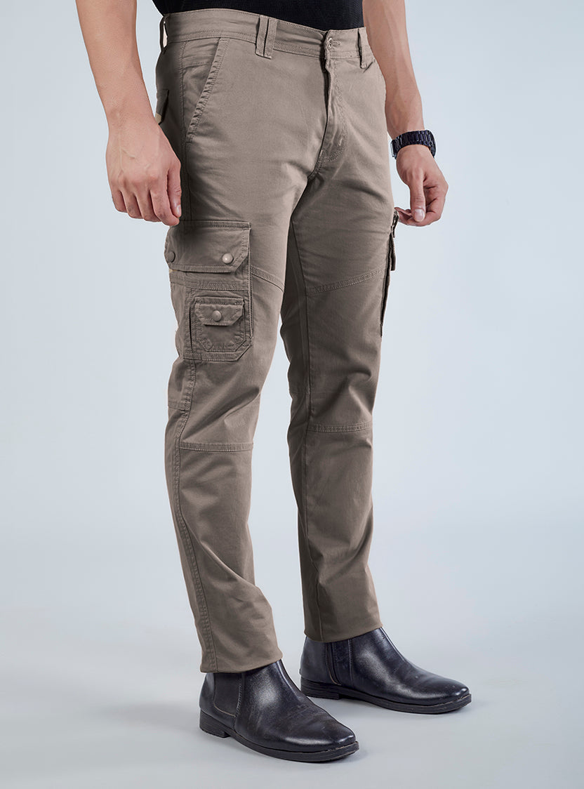 Men's Mid-Rise Cotton Cargo Pants