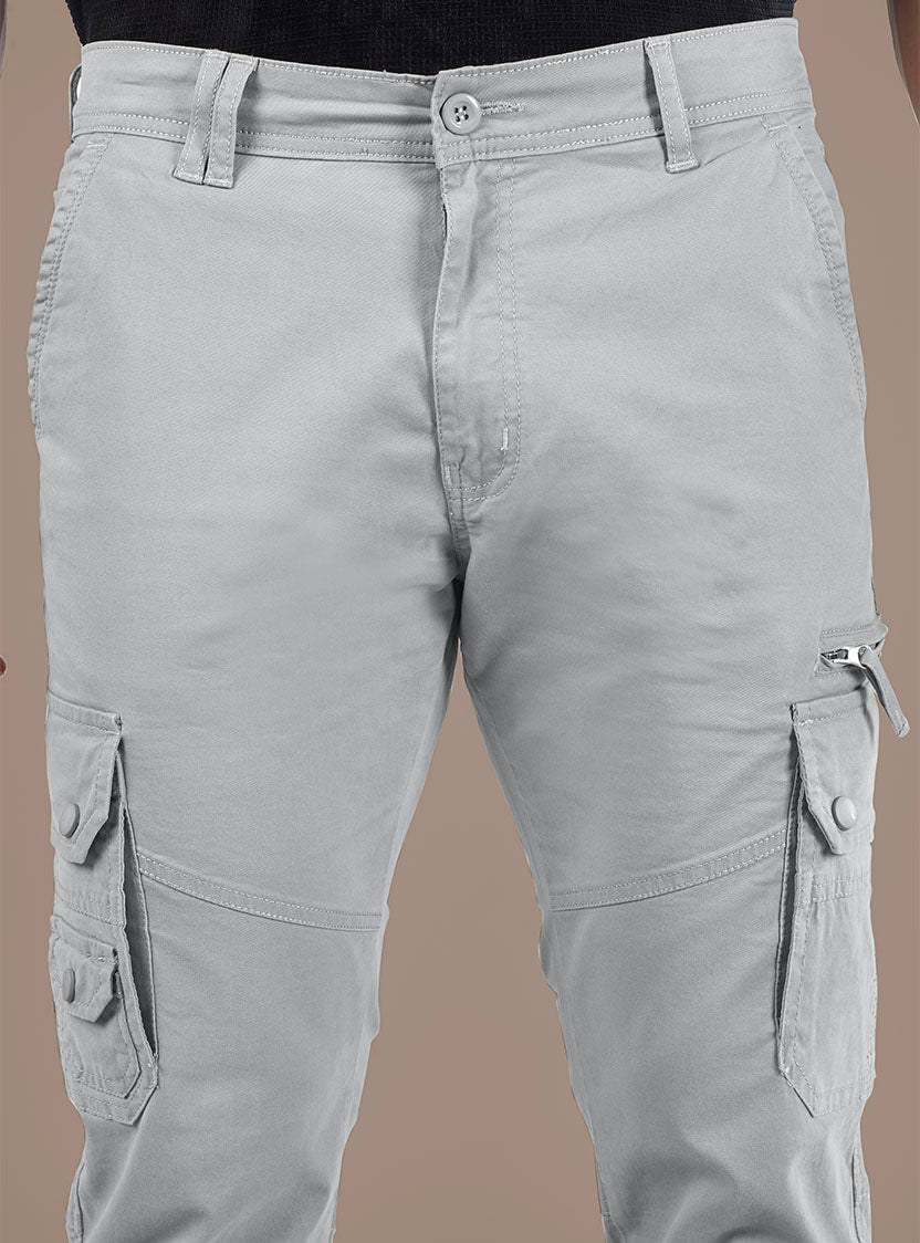 Men's Mid-Rise Cotton Cargo Pants