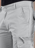Men's Mid-Rise Cotton Cargo Pants