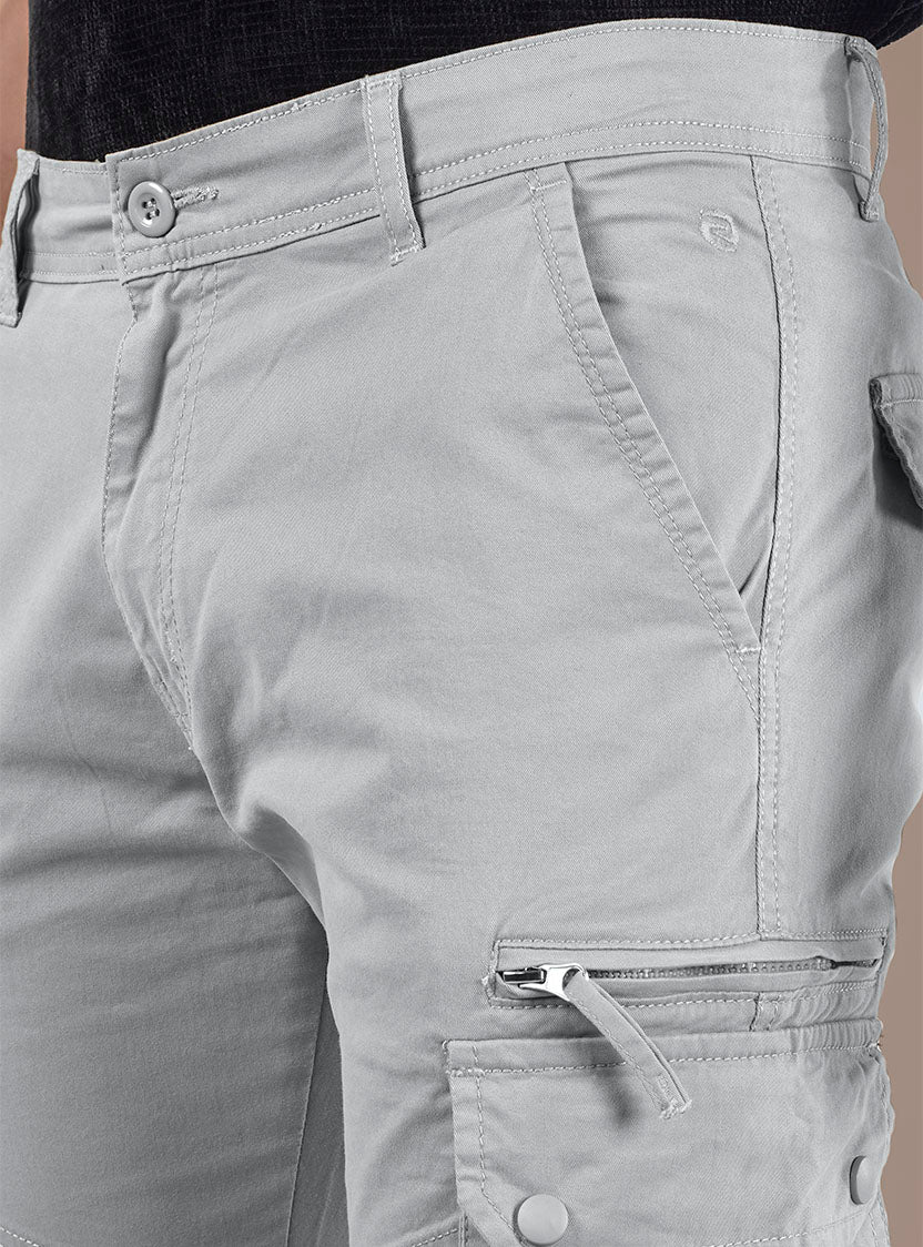 Men's Mid-Rise Cotton Cargo Pants
