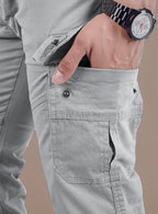 Men's Mid-Rise Cotton Cargo Pants