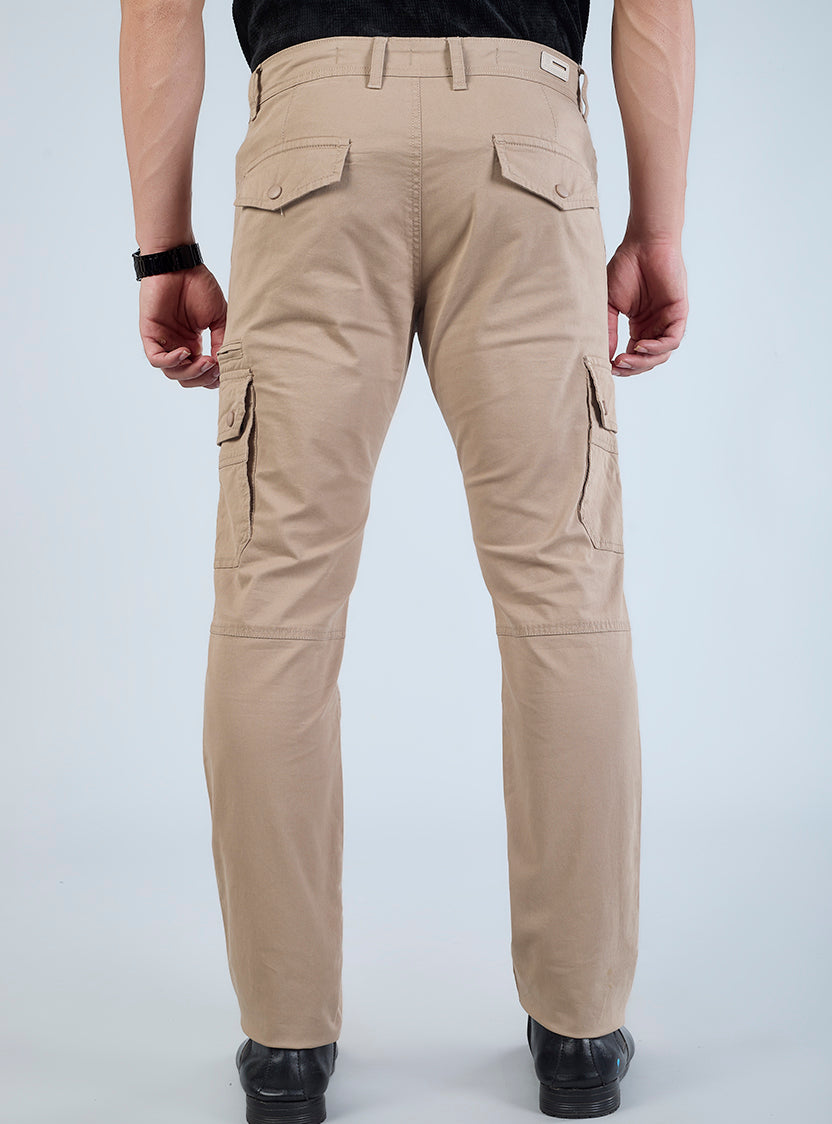 Men's Mid-Rise Cotton Cargo Pants