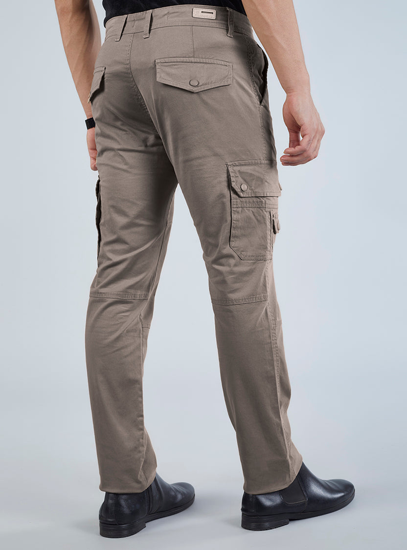 Men's Mid-Rise Cotton Cargo Pants