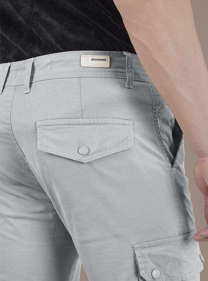 Men's Mid-Rise Cotton Cargo Pants