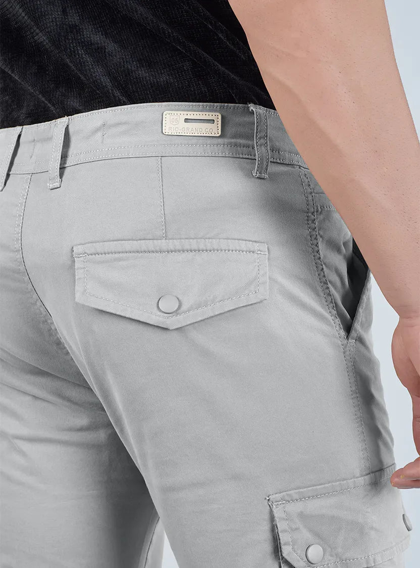 Men's Mid-Rise Cotton Cargo Pants