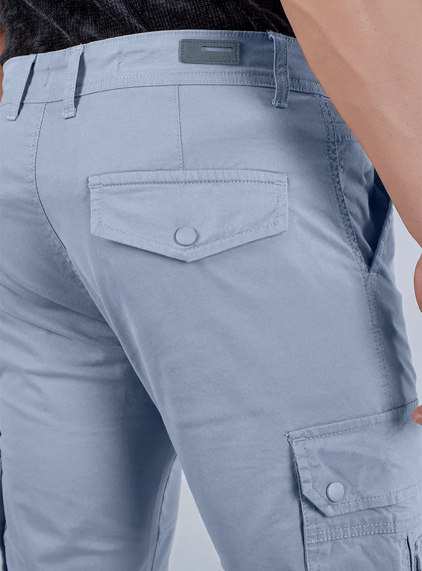 Men's Mid-Rise Cotton Cargo Pants
