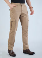 Premium Smart Fit Cotton Cargo Pants for Men