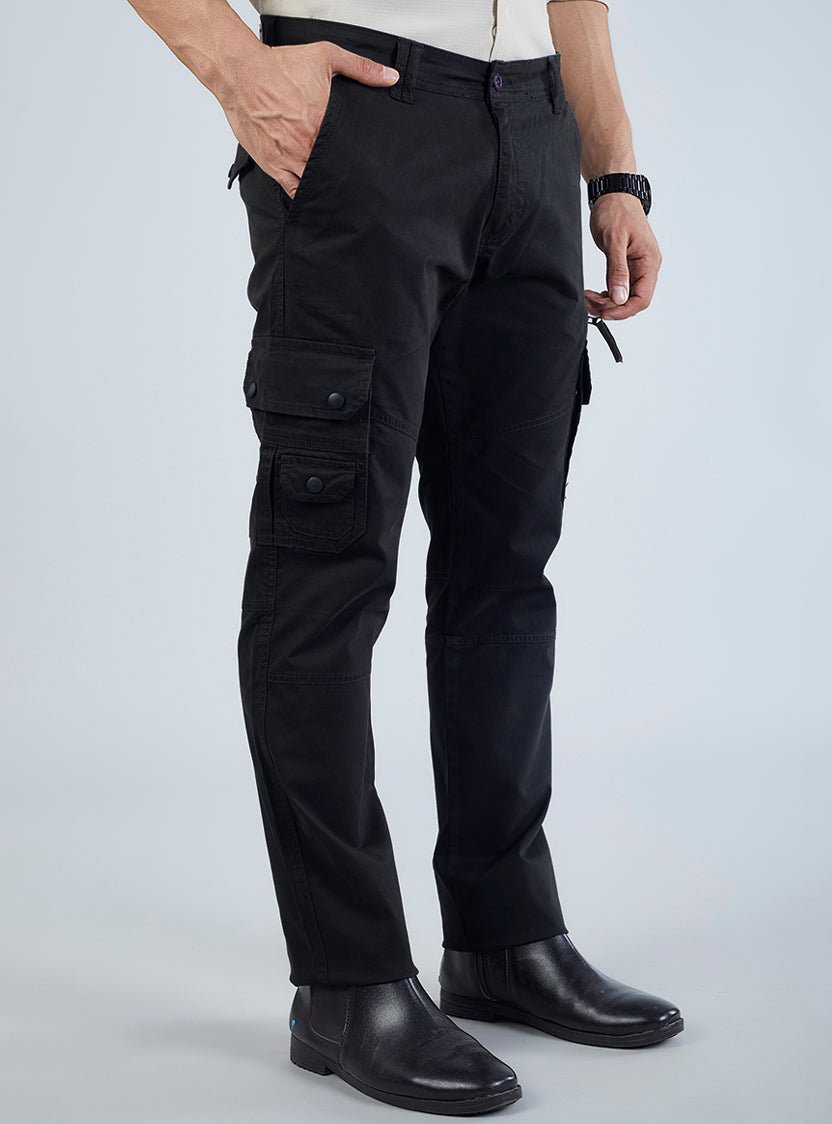 Men's Mid-Rise Cotton Cargo Pants