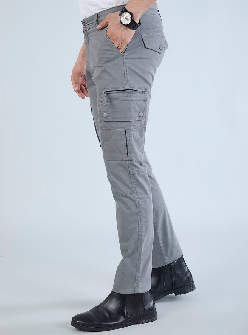 Men's Mid-Rise Cotton Cargo Pants