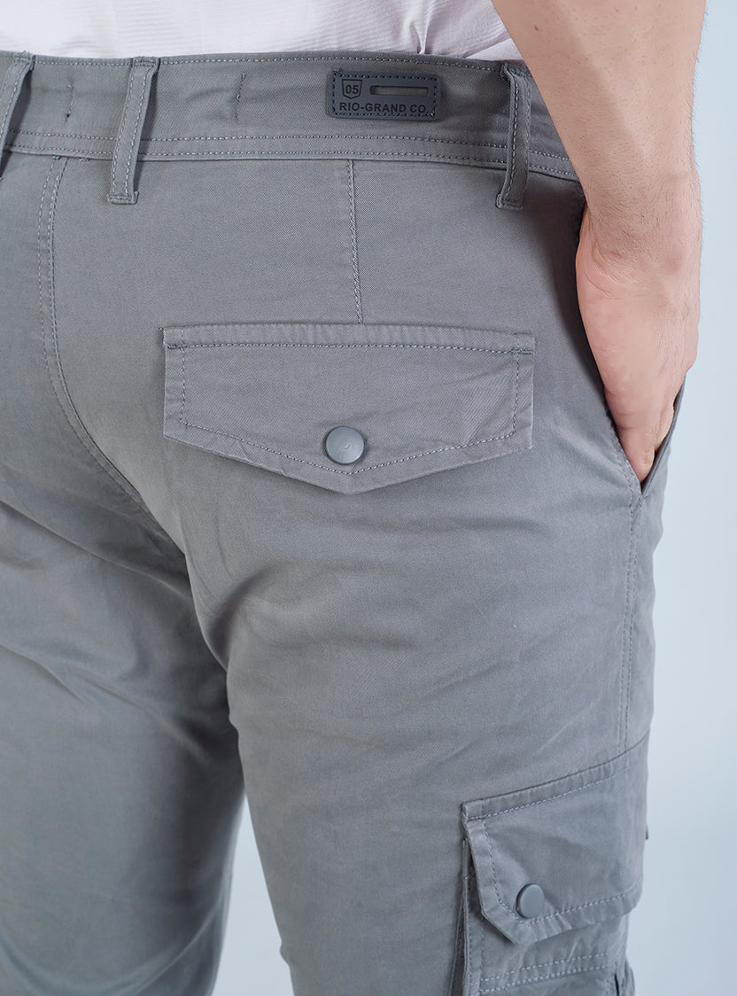 Men's Mid-Rise Cotton Cargo Pants