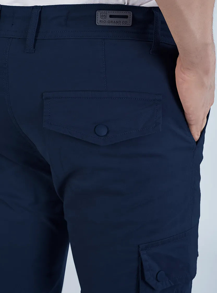 Men's Mid-Rise Cotton Cargo Pants