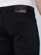 Smart Slim Fit Black Denim Jeans for Men