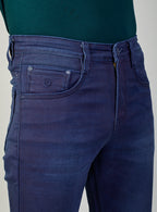 Tidal Blue Straight Fit Denim Jeans for Men