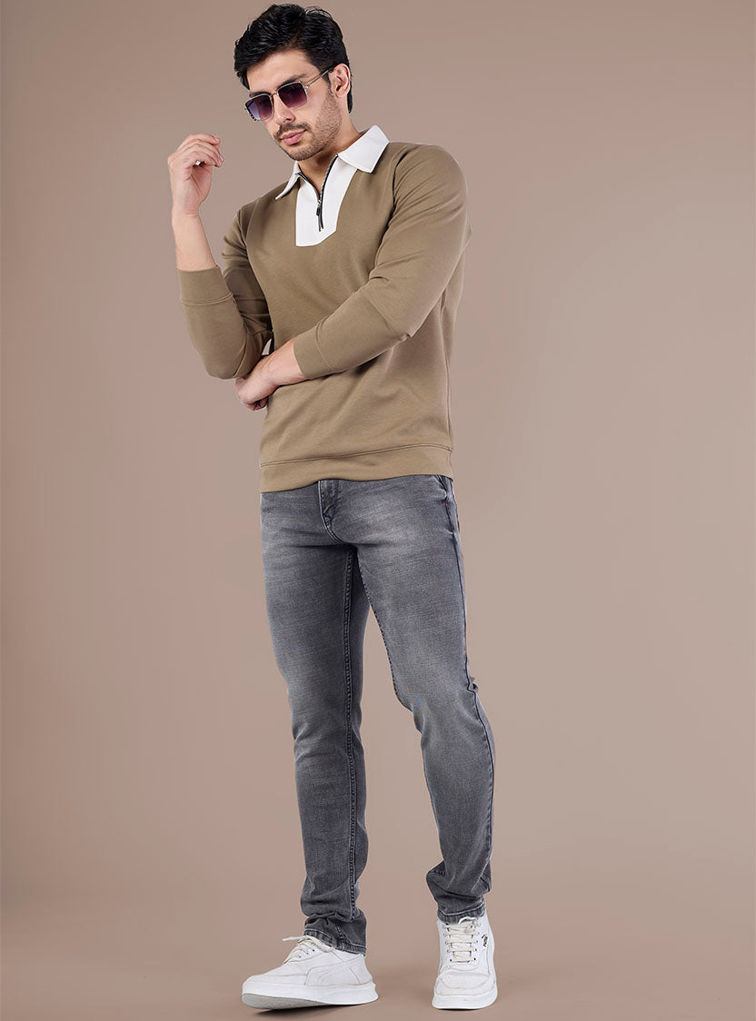 Faded Black Slim Fit Denim Jeans