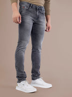 Faded Black Slim Fit Denim Jeans