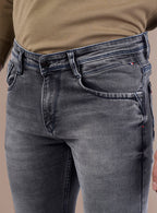 Faded Black Slim Fit Denim Jeans